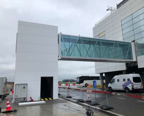 Anton Air Support bouwt op Brussels Airport 22 nieuwe trappenhuizen (PSB’s)
